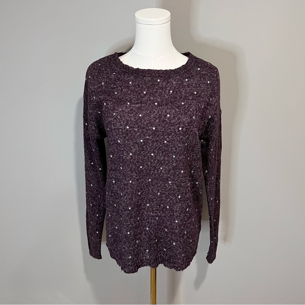 ZARA Star Wool Blend Sweater Size M